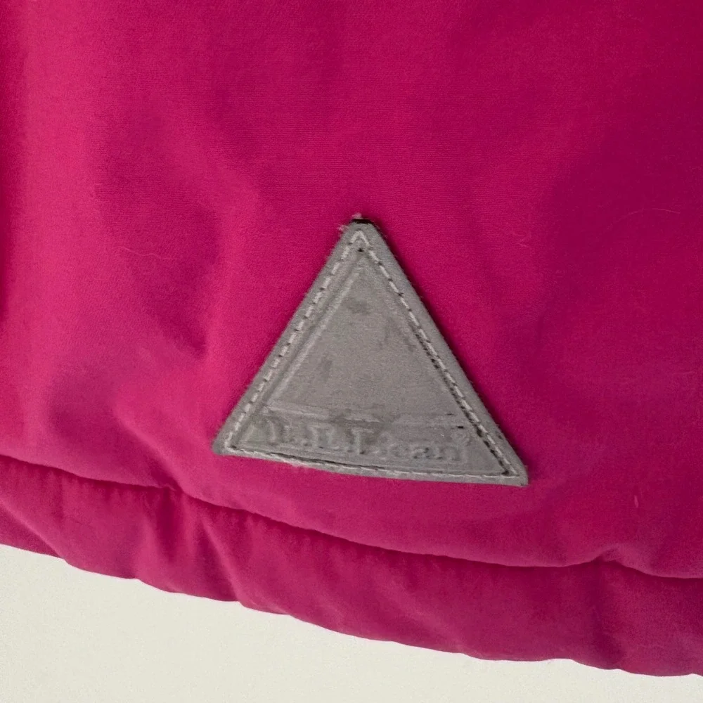 L.L.Bean Kids' Lrg 14-16 Two Tone Magenta Winter Coat Thick No Hood‎